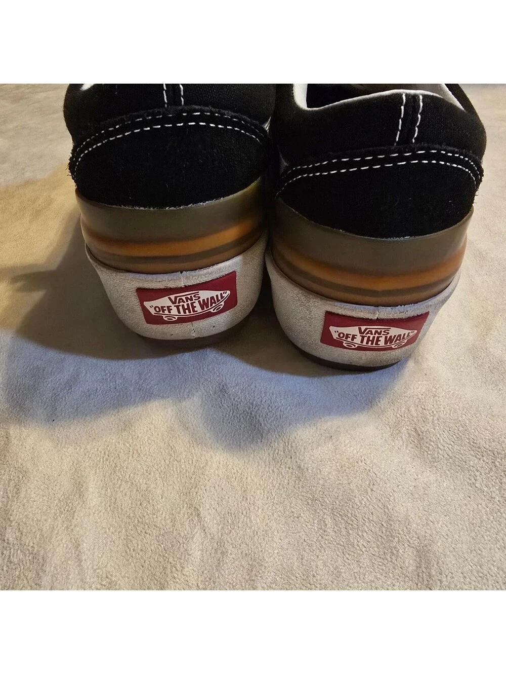 Vans Old Skool Black and White Sneakers Size 7